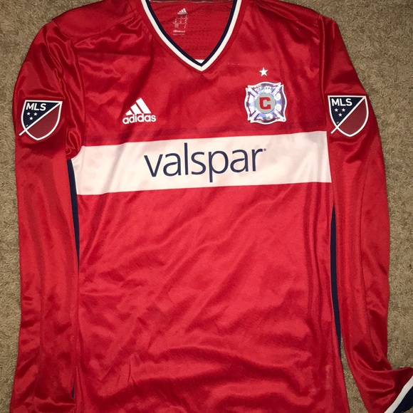 chicago fire long sleeve jersey